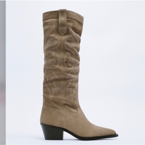 Zara Shoes Zara Cowboy Boots Nwot Poshmark